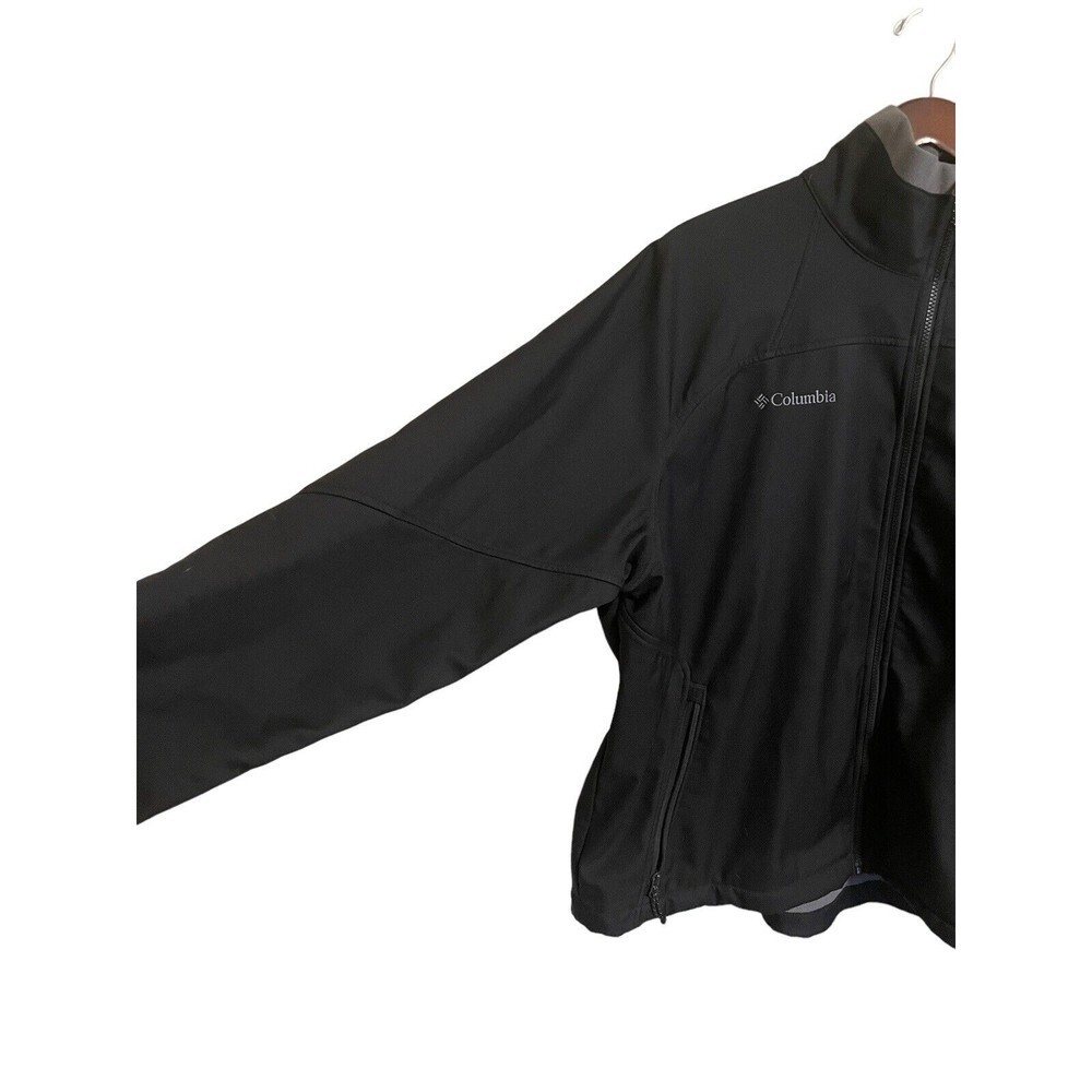 COLUMBIA Men’s Softshell Jacket Size XXL EUC Jet Suite Embroidered Company Logo - Picture 3 of 10